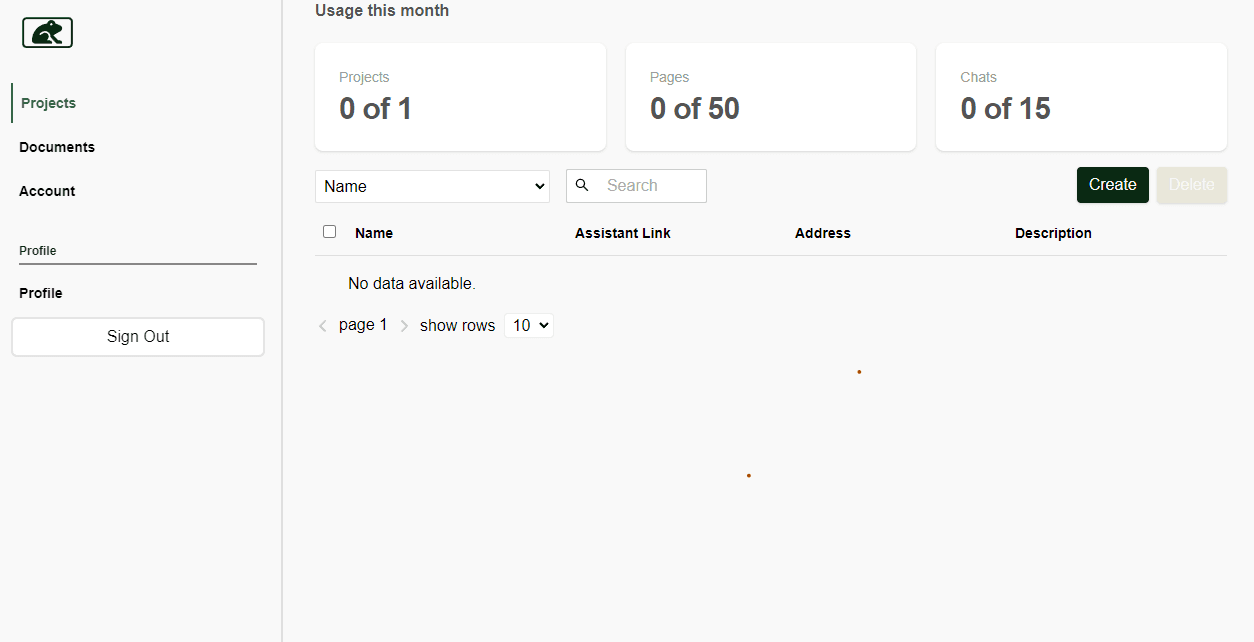 Create a Project